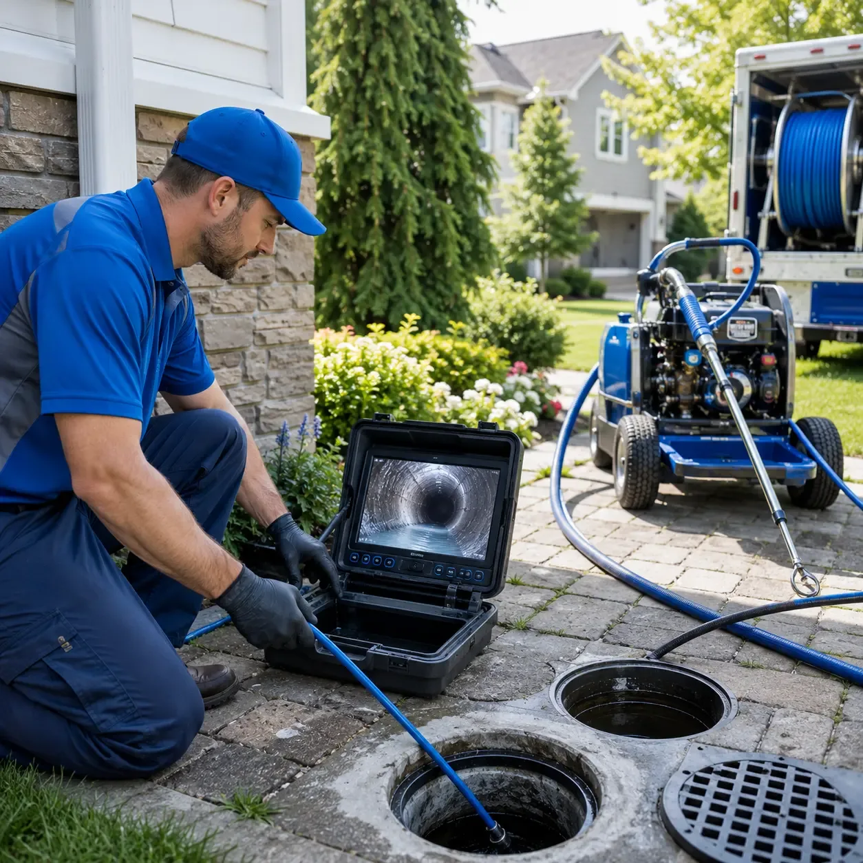 Outdoor drain cleaning professionals serving Mio, MI