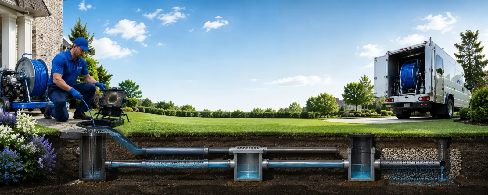 Outdoor drain cleaning information for Mio, MI