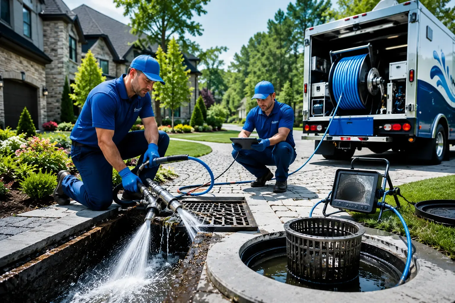 Local outdoor drain cleaning professionals in Mio, MI